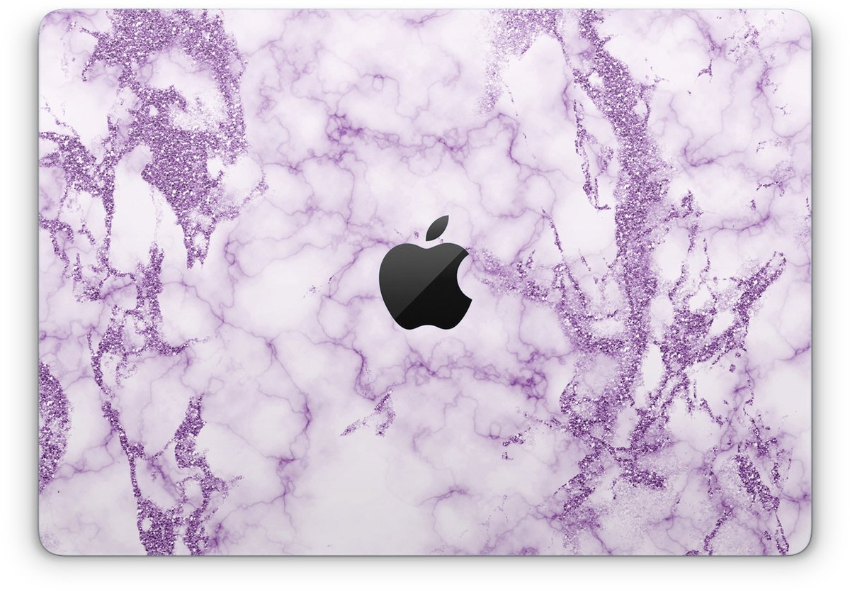 Macbook Pro 13’’ [2022 Met Apple M2 chip] Skin Marmer Paars - 3M Sticker